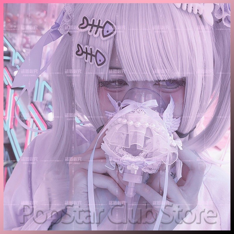 Desain Asli Masker Oksigen Dek - Kawaii Tech Accessories ulasan dan harga