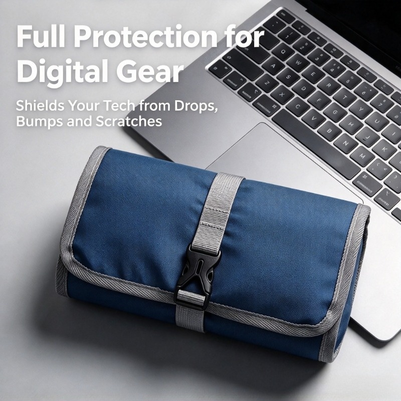 Tas Organizer Kabel Berkapasit - Tech Accessories Travel Organizer Pouch ulasan dan harga