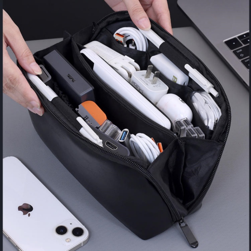 Kantong Organizer PU Tech untu - Tech Accessories Storage ulasan dan harga