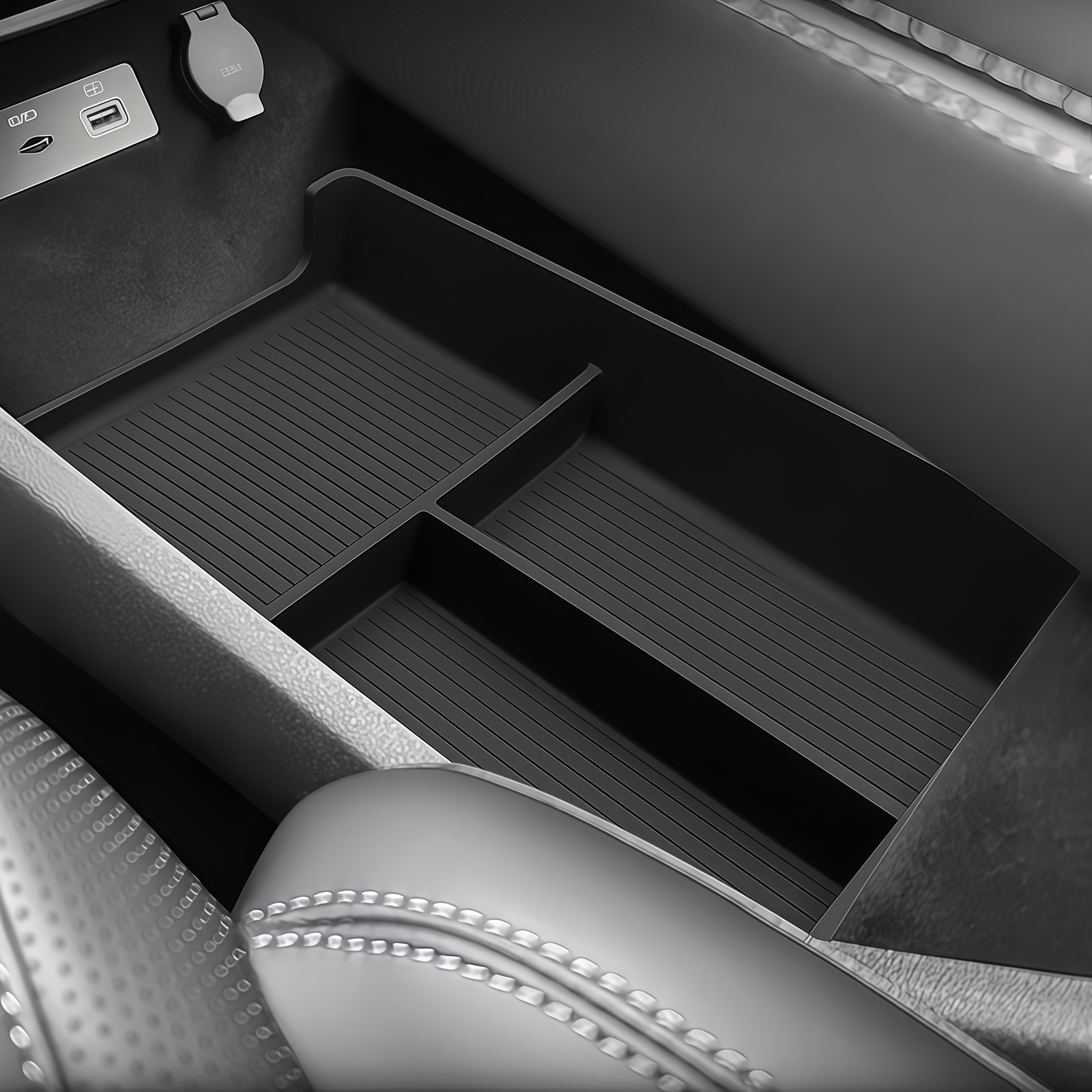 Baki Penyimpanan Bawah Konsol  - Tech Car Accessories ulasan dan harga